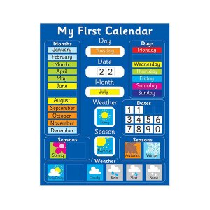 My First Magnetic Calendar - Blue