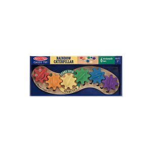 rainbow caterpillar gear toy