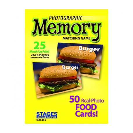 foods memory card game