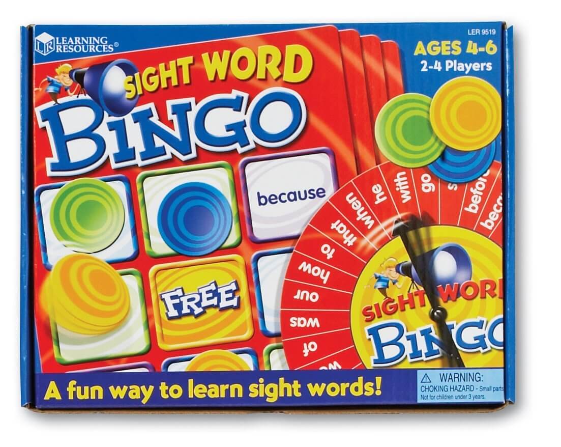 Learning Resources Sight Word Bingo For Kids 