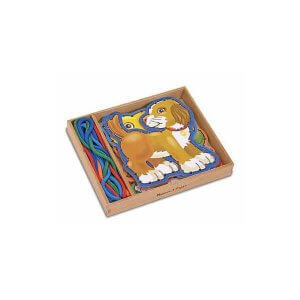 Farm Animals Wooden Panels and Laces