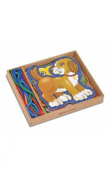 Farm Animals Wooden Panels and Laces