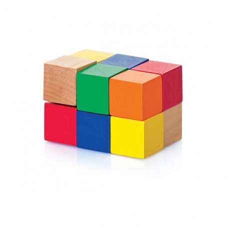 Wooden Cube Puzzle Fun