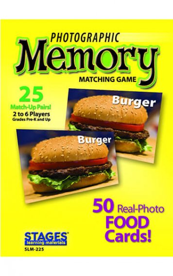foods memory card game