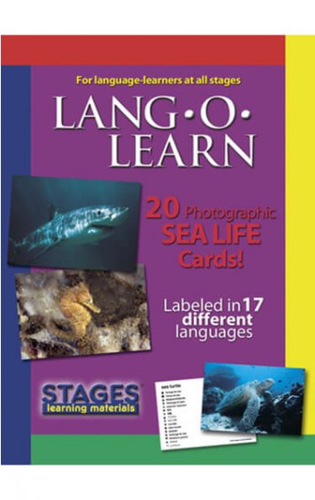 lang o learn sea life cards