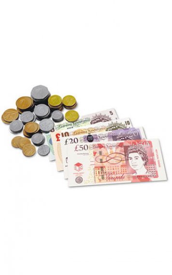 Coin and Note Play Money Pack