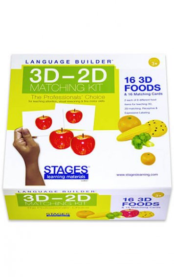 stages learning language builder 3D-2D